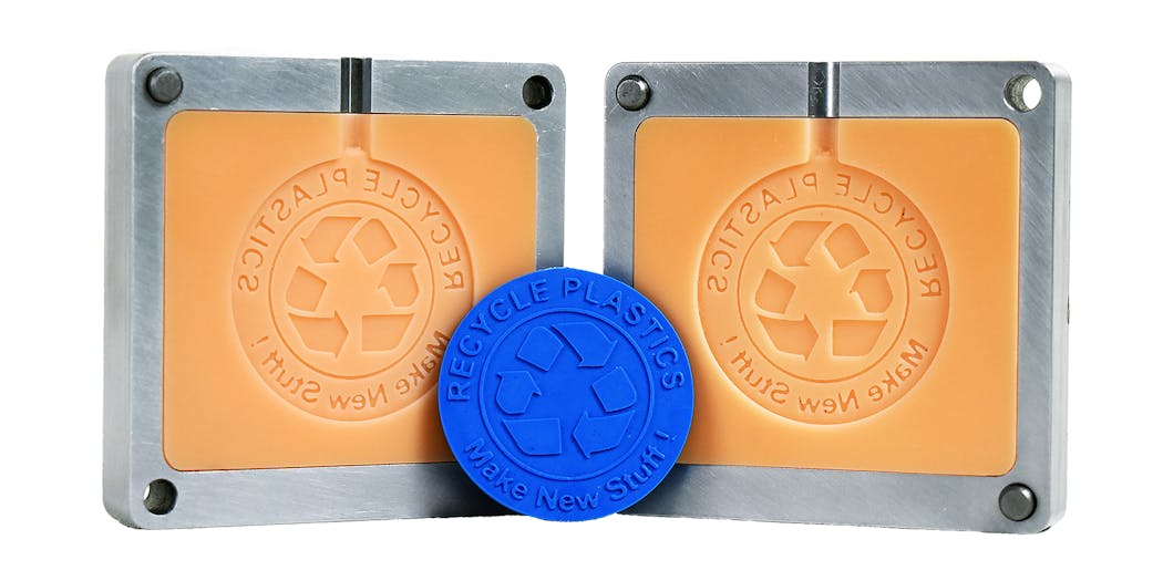 New mold frames from Galomb hold 3-D printed molds.