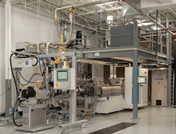 Nordson's new laboratory in Hickory, N.C., includes a underwater pelletizing line. Nordson's new laboratory in Hickory, N.C., includes a underwater pelletizing line.
