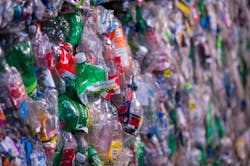 Placon sorts, washes and processes bales of postconsumer bottles into PET flake that can be used in new EcoStar sheet. Placon sorts, washes and processes bales of postconsumer bottles into PET flake that can be used in new EcoStar sheet.