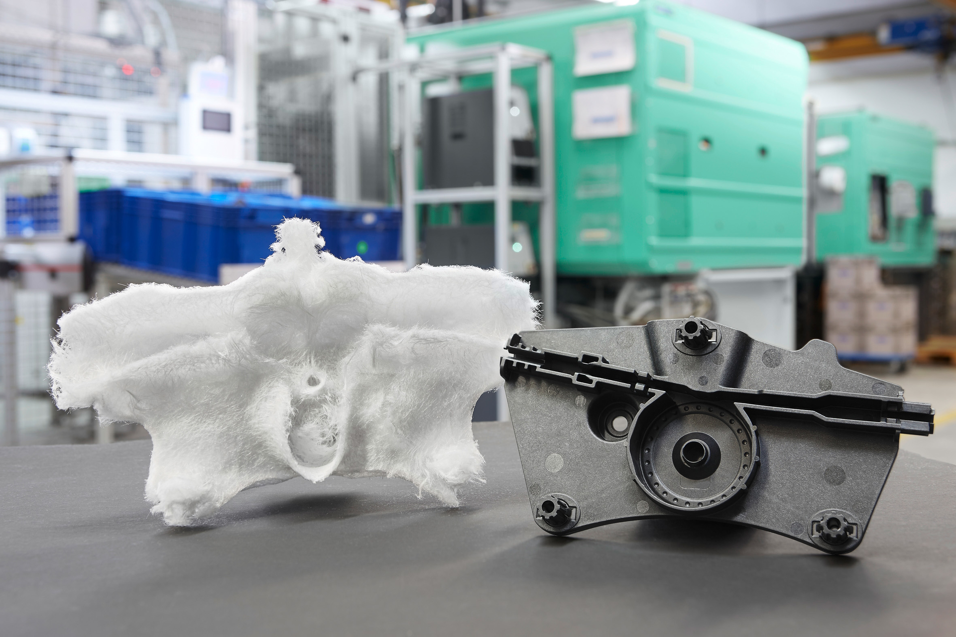 Foaming is one of several techniques manufacturers use to make lighter-weight, but still-strong, parts.