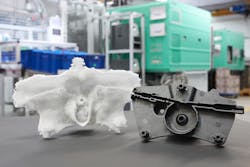 Foaming is one of several techniques manufacturers use to make lighter-weight, but still-strong, parts. Foaming is one of several techniques manufacturers use to make lighter-weight, but still-strong, parts.