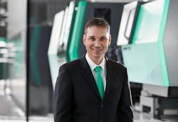 Martin Neff, head of Arburg Plastic Freeforming, sees opportunities for 3-D printing to help manufacturers further lightweight parts. Martin Neff, head of Arburg Plastic Freeforming, sees opportunities for 3-D printing to help manufacturers further lightweight parts.