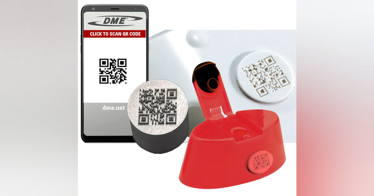 DME's inserts put QR codes permanently on products | Plastics Machinery ...