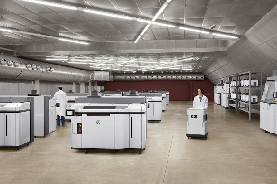 HP&apos;s Jet Fusion 5200 series printers are among a growing number of 3-D printers designed especially for industrial use.