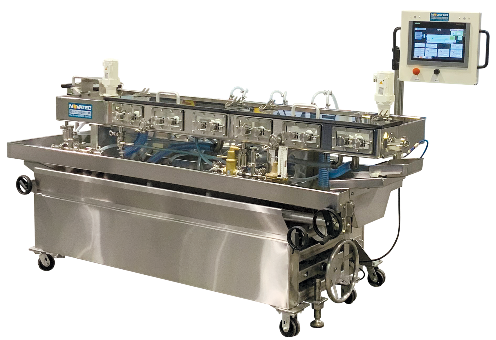 Novatec's system cools and cures TPU tubing.