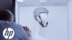 The lattice and honeycomb structures that can be produced by 3-D printers are ideal for lightweighting production parts, such as helmets. The lattice and honeycomb structures that can be produced by 3-D printers are ideal for lightweighting production parts, such as helmets.