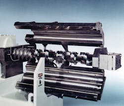 Readco’s double-clamshell continuous processor Readco’s double-clamshell continuous processor