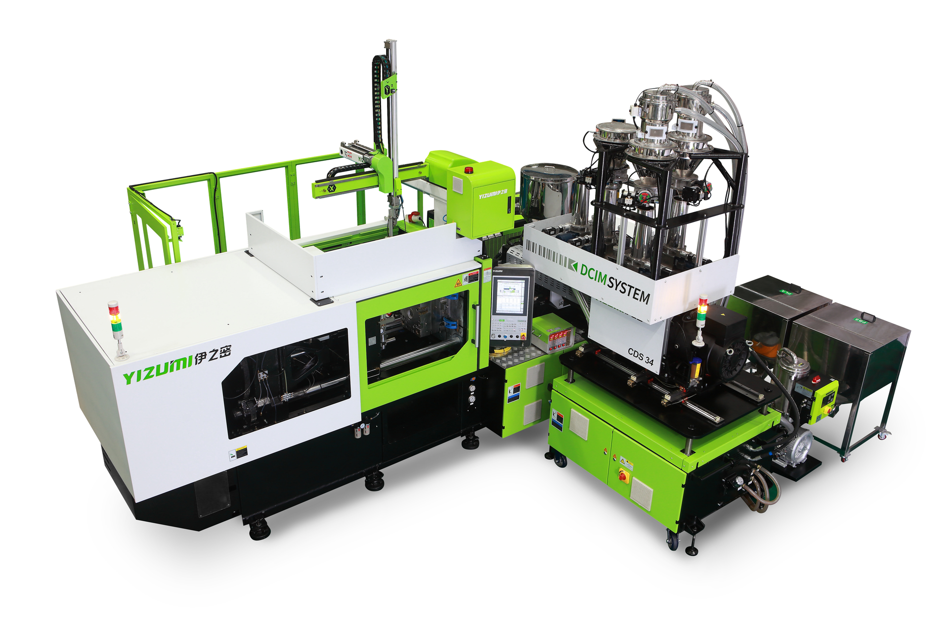 Yizumi-HPM's system for direct compound injection molding (DCIM)