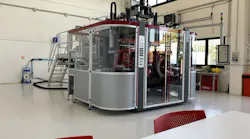 Alphamac is targeting the U.S. market with its all-electric blow molding machines.