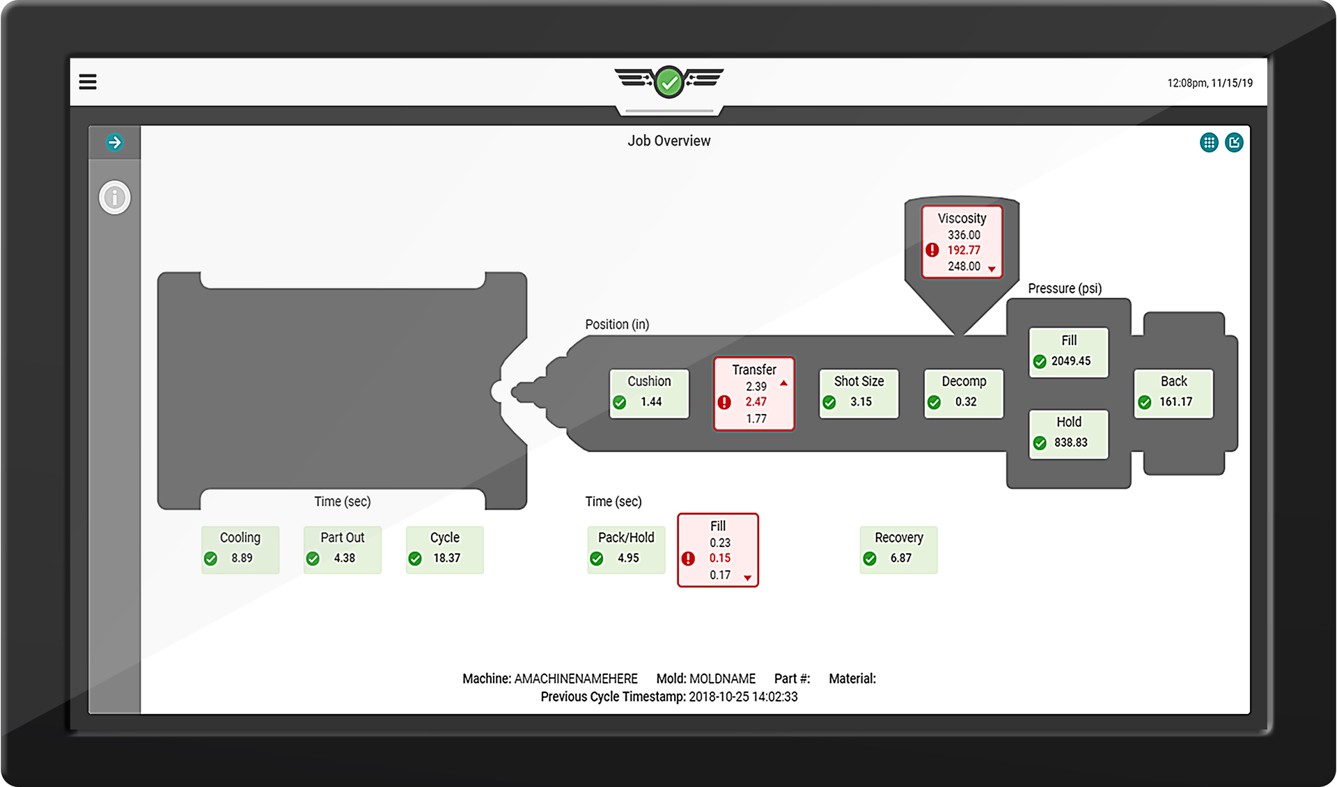 RJG's CoPilot+ software allows in-cavity process monitoring.