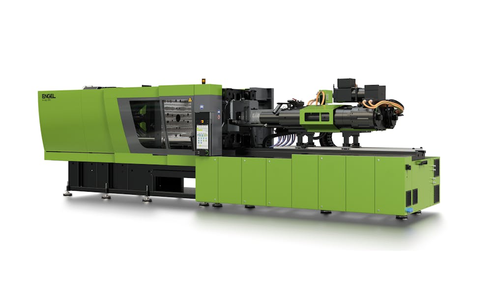Engel&rsquo;s new e-cap IMM achieves cycle times of less than 2 seconds.