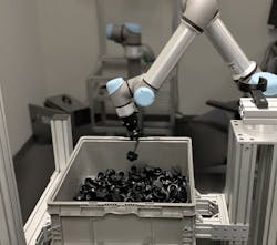 With the ActiNav Autonomous Bin Picking system, cobots can locate, orient, pick and place small components. With the ActiNav Autonomous Bin Picking system, cobots can locate, orient, pick and place small components.