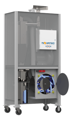 Novatec's ScrubX system removes and sanitizes air-borne particulates. Novatec's ScrubX system removes and sanitizes air-borne particulates.