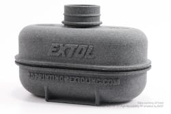 HP's 3D High Reusability PP is durable, versatile and resistant to water and chemicals, making it ideal for a wide range of parts, including vessels for liquids and exterior, interior and under-the-hood parts for cars. HP's 3D High Reusability PP is durable, versatile and resistant to water and chemicals, making it ideal for a wide range of parts, including vessels for liquids and exterior, interior and under-the-hood parts for cars.