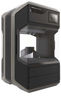 MakerBot has updated its Method and Method X printers with a new higher-temperature-capable extruder, allowing them to print carbon-fiber-reinforced materials. MakerBot has updated its Method and Method X printers with a new higher-temperature-capable extruder, allowing them to print carbon-fiber-reinforced materials.