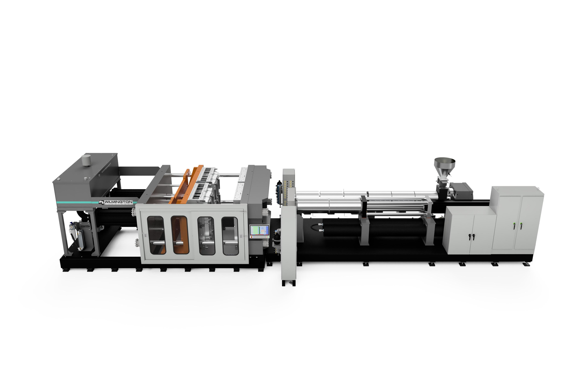 The Lumina Pallateer-series Model PM-3S structural foam molding machine