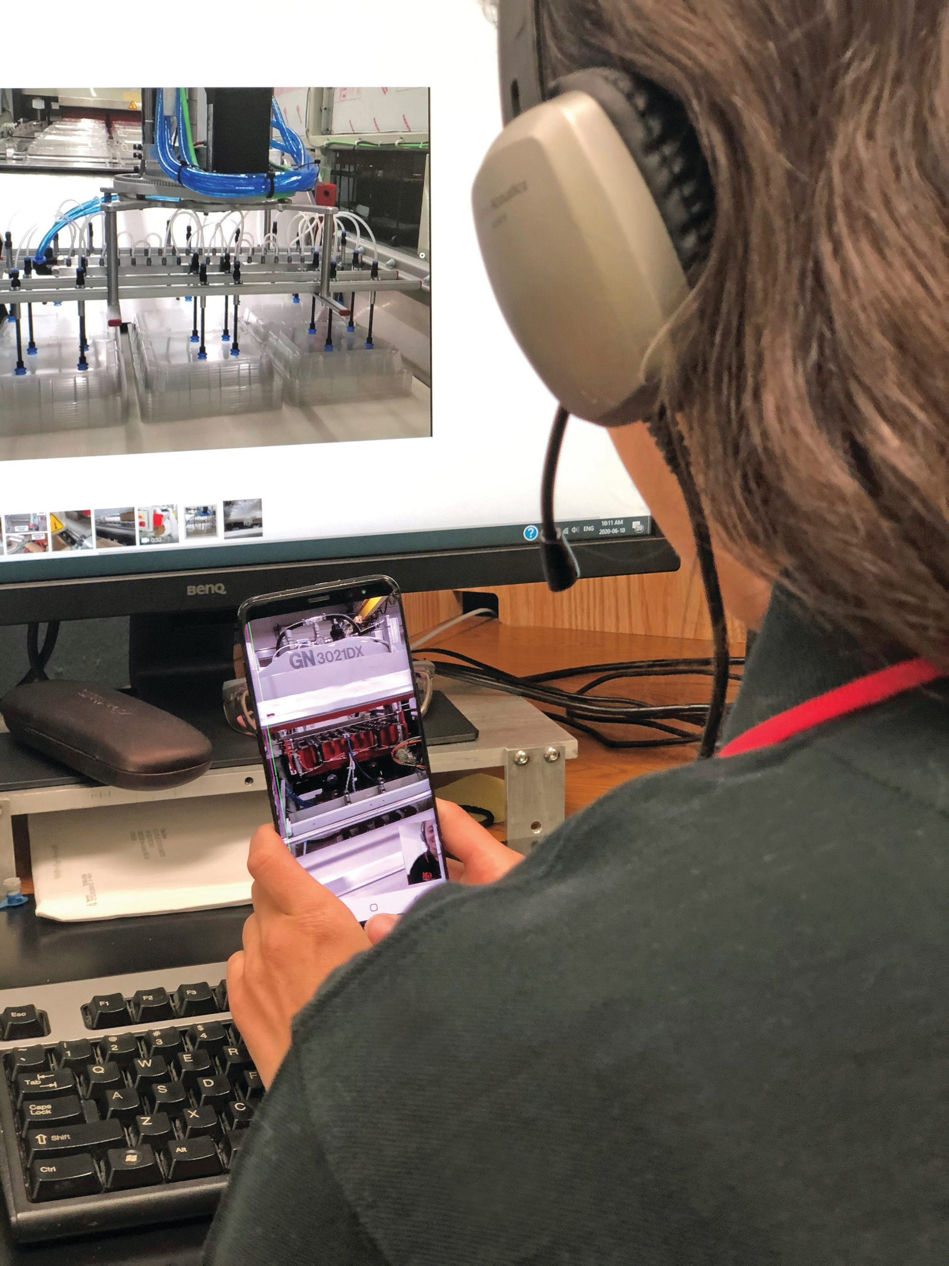 GN Thermoforming uses WhatsApp Messenger, a freeware, cross-platform messaging and voice-over internet protocol service to send text messages and voice messages, make voice and video calls, and share images, documents, user locations and other information.