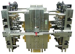 This 2×16 mold is for molding medical vials. This 2×16 mold is for molding medical vials.