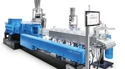 A Coperion ZSK twin-screw extruder
