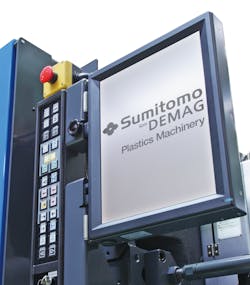 Sumitomo's all-electric presses from Japan are equipped with the company's N10 controller. Sumitomo's all-electric presses from Japan are equipped with the company's N10 controller.