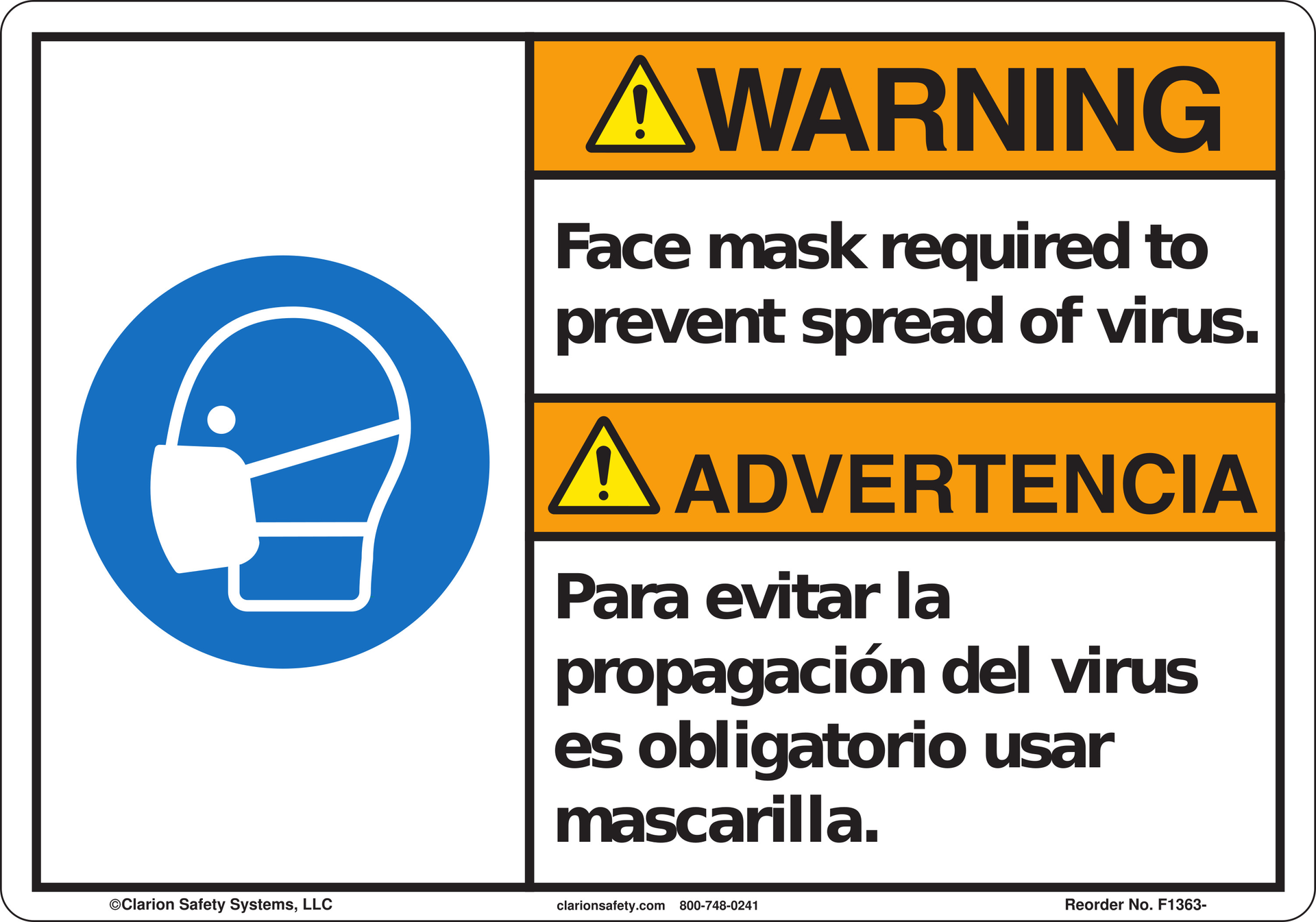 Clarion Safety Systems has launched a line of signs to promote workplace safety during the pandemic.