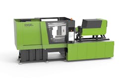 Engel is planning to launch a new version of its e-mac 265/180 that will be about 1.5 foot shorter than the previous iteration of the all-electric machine. Engel is planning to launch a new version of its e-mac 265/180 that will be about 1.5 foot shorter than the previous iteration of the all-electric machine.