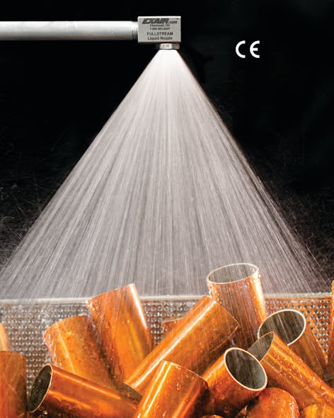 FullStream nozzles are appropriate for a wide variety of applications.