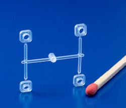 Gating for small parts presents complexities for both molders and mold builders. Gating for small parts presents complexities for both molders and mold builders.