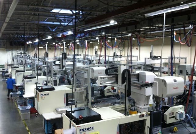 With machines ranging up to 300 tons of clamping force, NN offers both conventional and micromolding services.