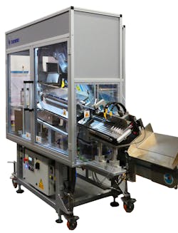 Three companies collaborated to create this system for applying a coating agent to PET preforms. Three companies collaborated to create this system for applying a coating agent to PET preforms.