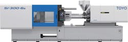 The Si-6s line from Toyo offers presses ranging in clamping forces from 55 tons to 1,050 tons. The Si-6s line from Toyo offers presses ranging in clamping forces from 55 tons to 1,050 tons.