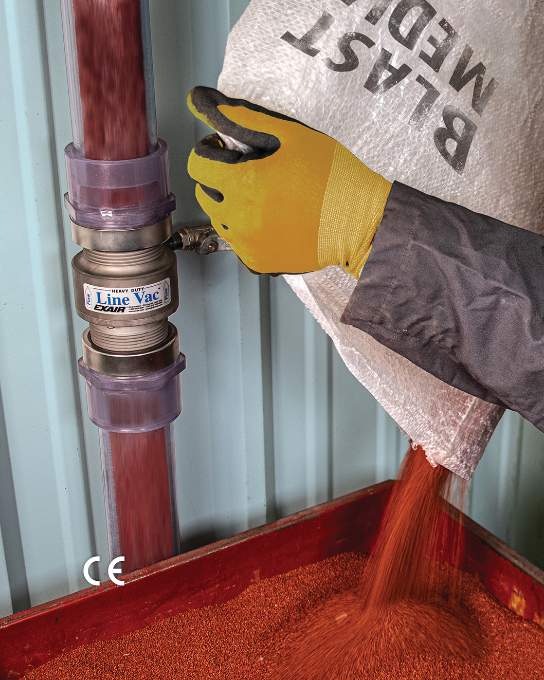 Exair's heavy-duty Line Vac.