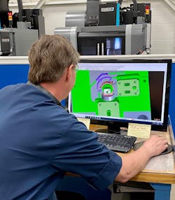 Toolmaker Scott Mick of PTI Toolmaker Scott Mick of PTI