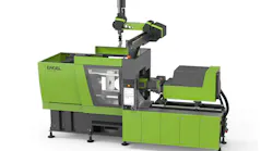 An e-mac 130 injection molding machine