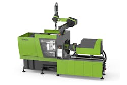 An e-mac 130 injection molding machine An e-mac 130 injection molding machine