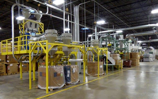 A new Erema extrusion line will add about 22 million pounds a year to Butler-MacDonald's output.