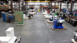 US Extruders Inc. has nearly doubled its manufacturing space, and the expansion includes overhead cranes to make extruder assembly easier and more efficient.