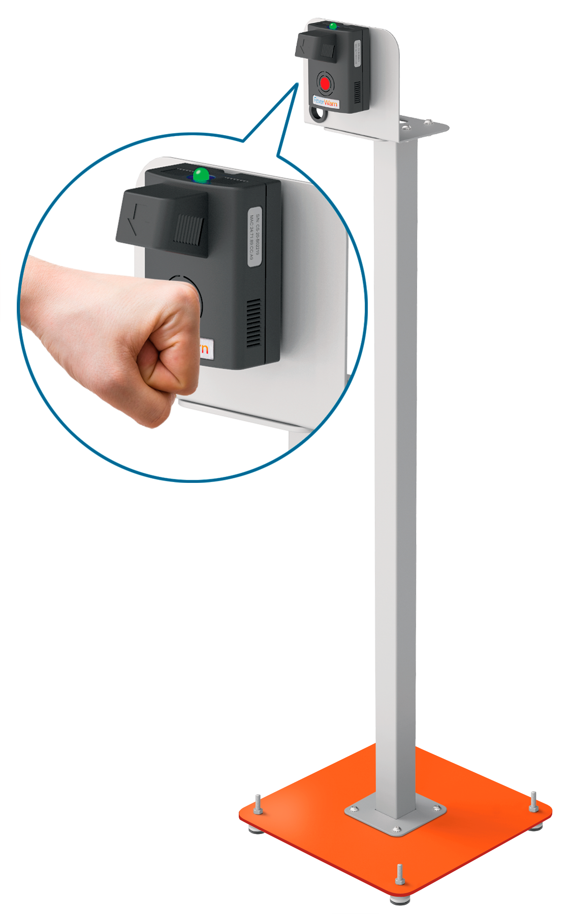 Fever Warn Stand Mount W Fist 5fa015f859e1a