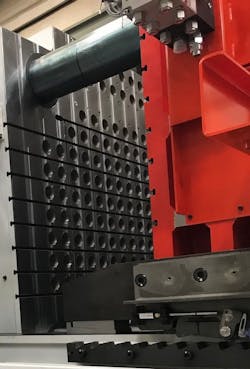 Milacron’s Eric Hallstrom, business manager for low-pressure injection molding technologies, says foaming technologies could continue to see a boost from companies and customers interested in reducing their environmental footprints. Milacron’s Eric Hallstrom, business manager for low-pressure injection molding technologies, says foaming technologies could continue to see a boost from companies and customers interested in reducing their environmental footprints.