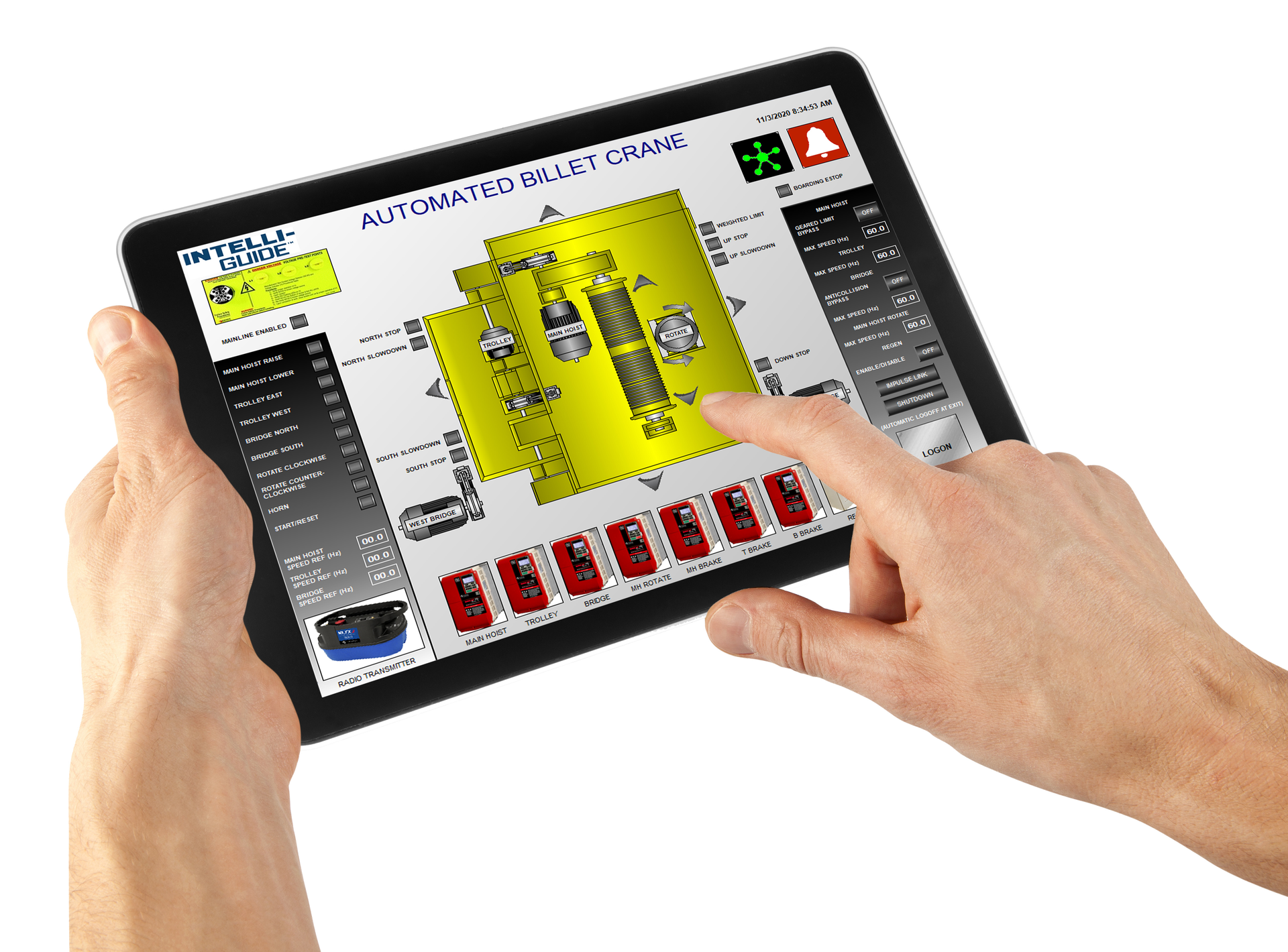 The Intelli-Guide Auto-Dispatch System HMI