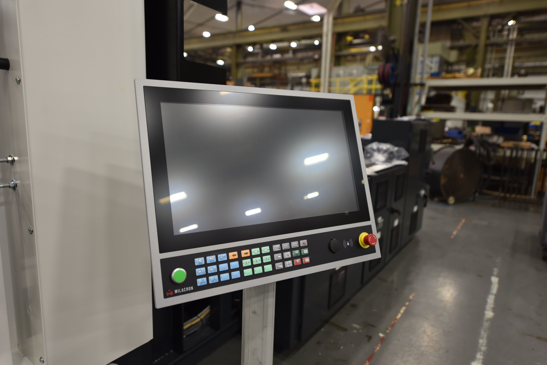 Milacron sees rising demand for automation and remote connectivity -- one of the features of its user-friendly Mosaic + controls.