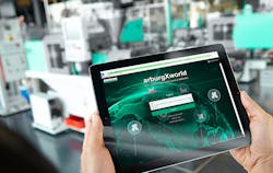 The arburgXworld portal offers access to the company's digital services. The arburgXworld portal offers access to the company's digital services.