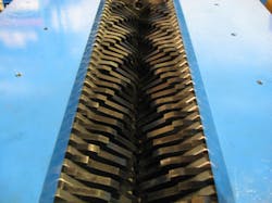 BCA Industries' Triplus technology shreds and granulates plastic to a uniform size without the need for screens. BCA Industries' Triplus technology shreds and granulates plastic to a uniform size without the need for screens.