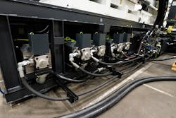 Milacron's ei 3 Symphony is an asset monitoring and predictive maintenance solution that combines smart sensor technologies with machine learning and AI to deliver unique insights into a machine's inner workings. Milacron's ei 3 Symphony is an asset monitoring and predictive maintenance solution that combines smart sensor technologies with machine learning and AI to deliver unique insights into a machine's inner workings.