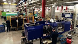 With eight test machines, ranging in clamping capacities from about 110 tons to 830 tons, StackTeck has enhanced its virtual mold testing capabilities. With eight test machines, ranging in clamping capacities from about 110 tons to 830 tons, StackTeck has enhanced its virtual mold testing capabilities.