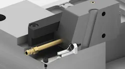 Meusburger's E 3050 leaf-spring roll stopper is an alternative to conventional slide retainers in injection molds.