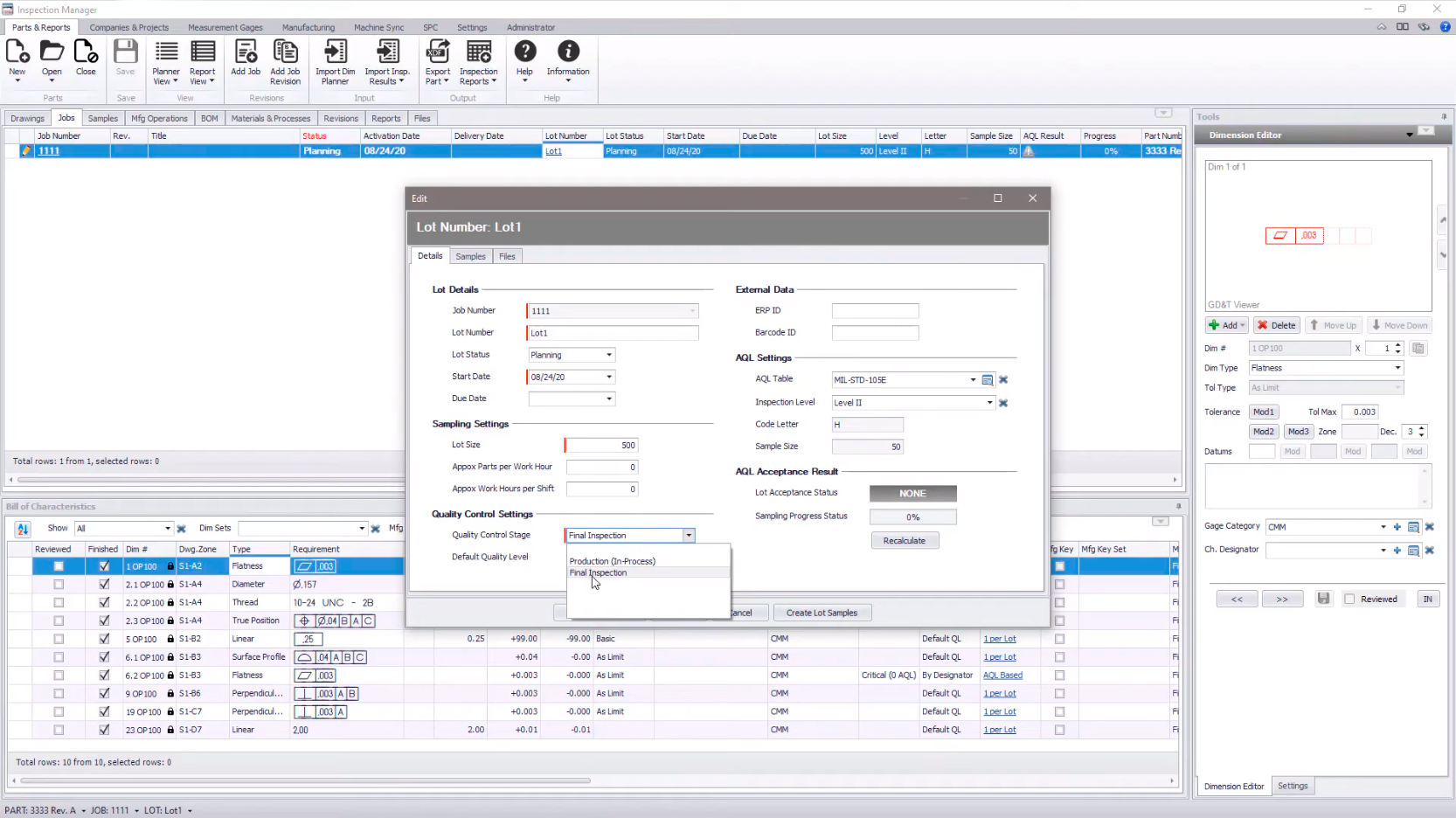 High Qa Inspection Manager 5 1 Aql 602aea87436ea