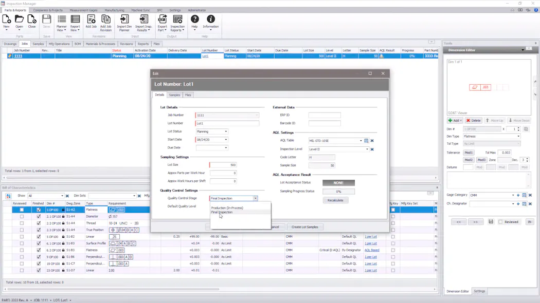 Inspection Manager makes data collection easier | Plastics Machinery ...
