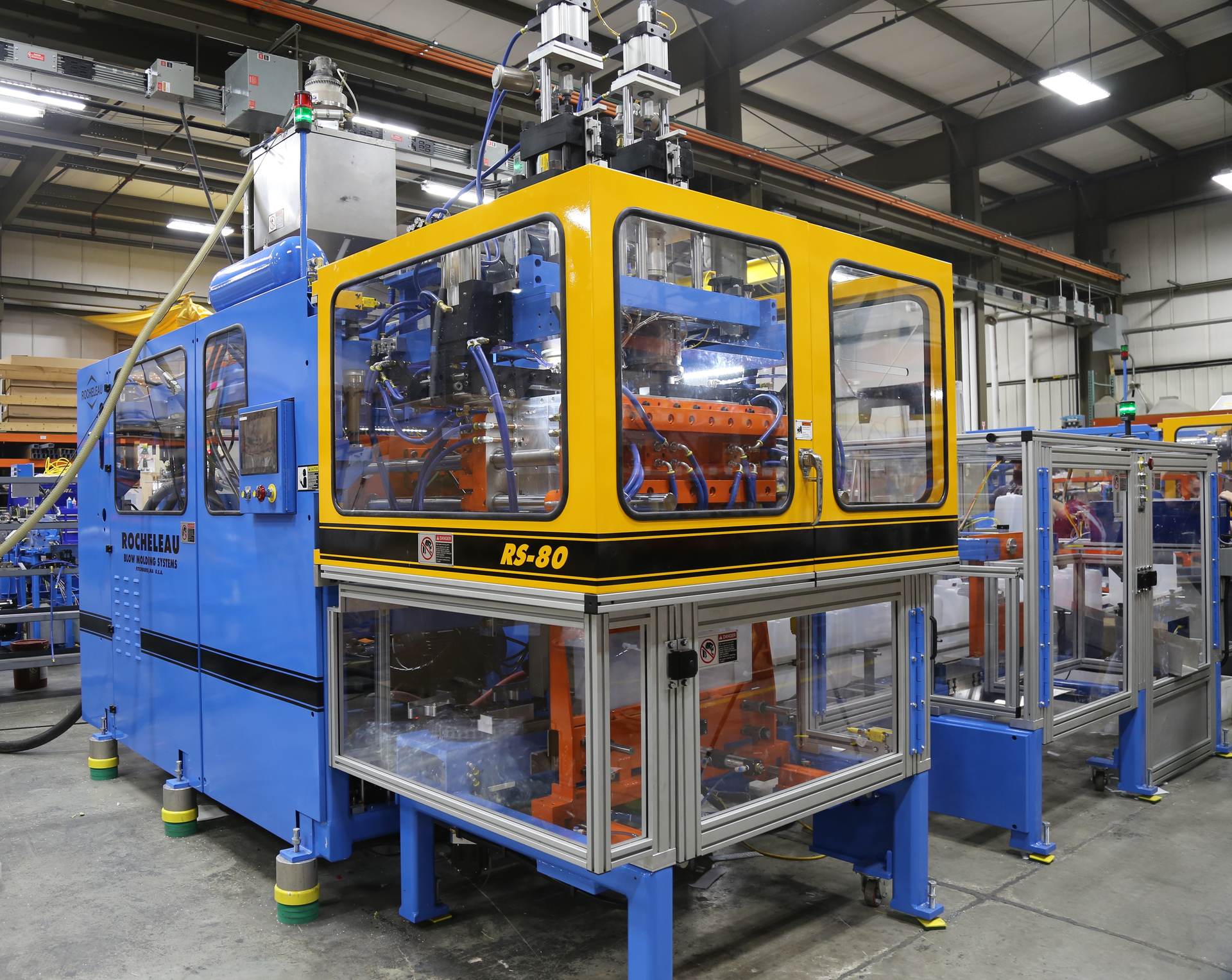 The RS-80 blow molder