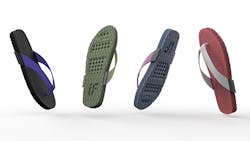 Considering the range of sizes and colors that it offers, as well as the customizability of the cushioning of its shoes, Impact Footwear offers millions of permutations of flip-flops.